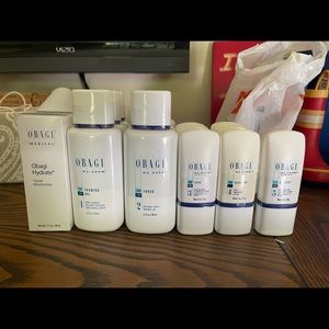 Obagi skincare. Everything is still sealed. Some bottles are marked as expired.